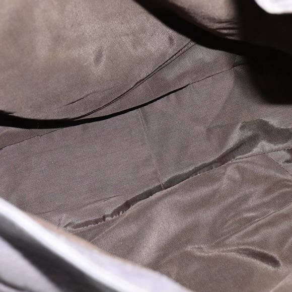 BURBERRY Blue Label Shoulder Bag Leather Gray Auth ti2581 - Picture 11 of 16